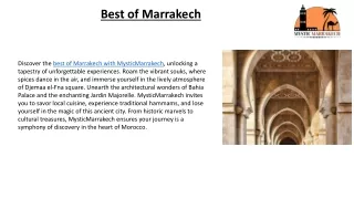 Best of Marrakech