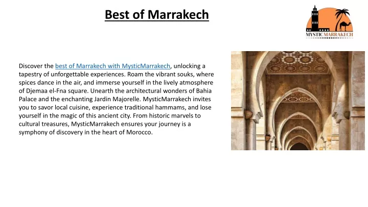 best of marrakech