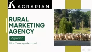 Best Rural Marketing Agency - Agrarian