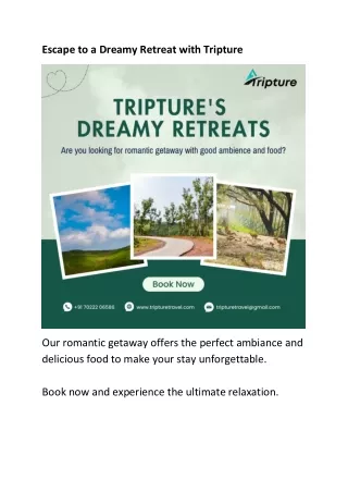 Escape to a dreamy retreat with Tripture Homestay