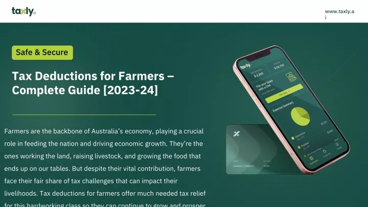 tax deductions for farmers complete guide 2023 24