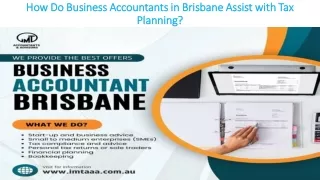 How Do Business Accountants in Brisbane Assist with Tax Planning