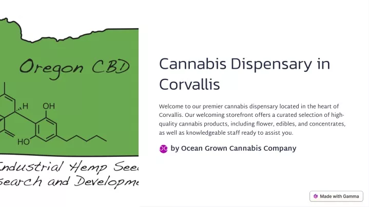 cannabis dispensary in corvallis