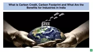 What is Carbon Credit, Carbon Footprint and What Are the Benefits for Industries in India