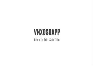 vnxosoapp