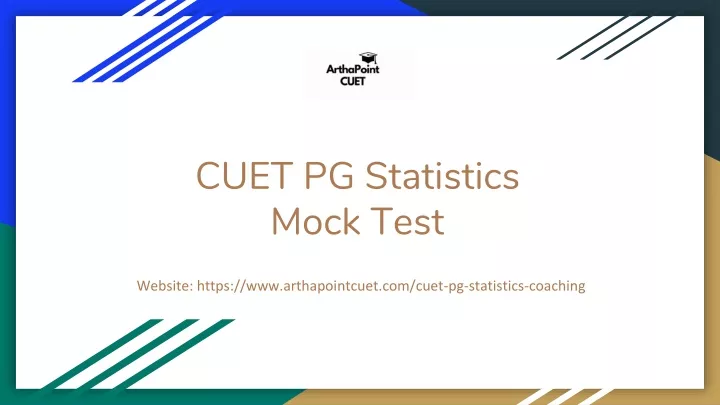 cuet pg statistics mock test