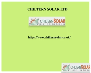 Commercial Solar Panels, chilternsolar