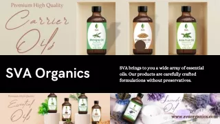 SVA Organics Your Premium Essential Oil in Bulk at Wholesale Prices