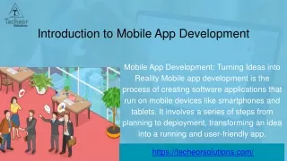introduction to mobile app development