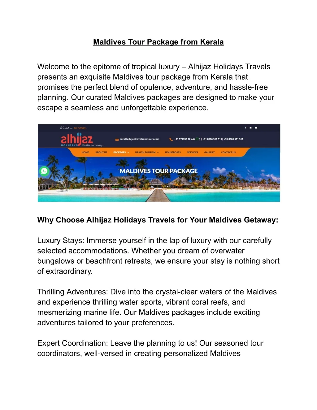 PPT - Maldives tour package PowerPoint Presentation, free download - ID ...