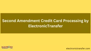 Second Amendment Credit Card Processing