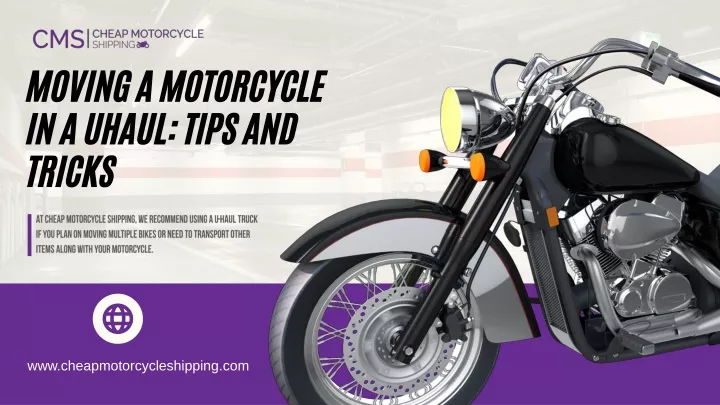 moving a motorcycle in a uhaul tips and tricks