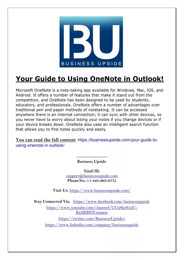 your guide to using onenote in outlook microsoft