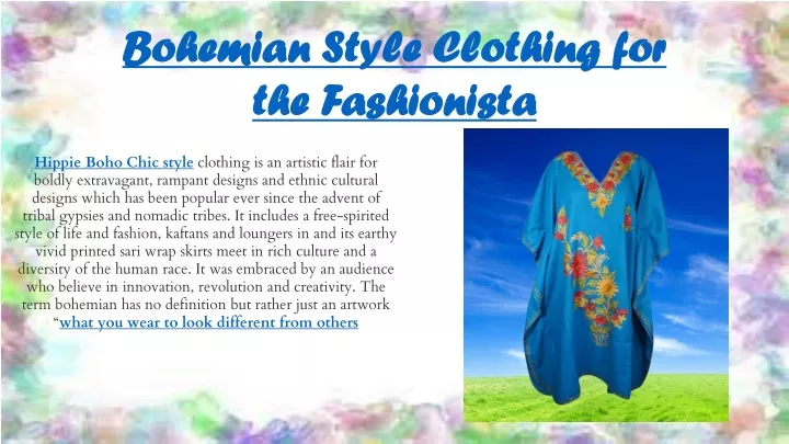 bohemian style clothing for the fashionista