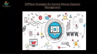ERPNext Guide: Handling Earnest Money Deposits