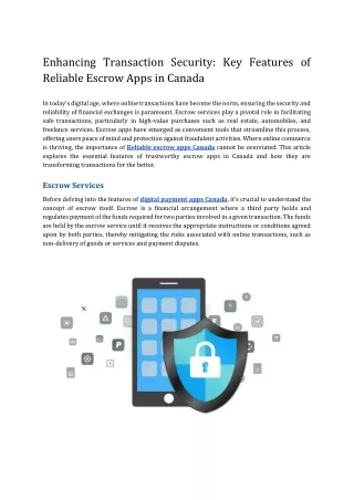 enhancing transaction security key features