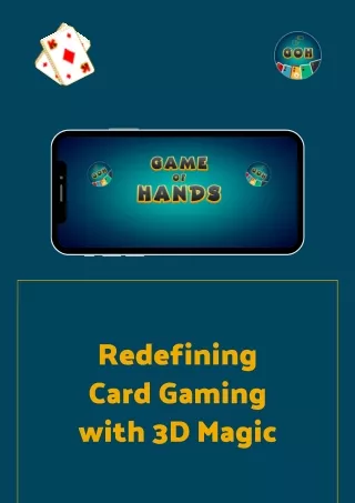 redefining card gaming with 3d magic