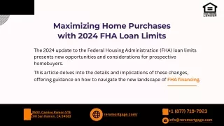 Maximizing Home Purchases with 2024 FHA Loan Limits