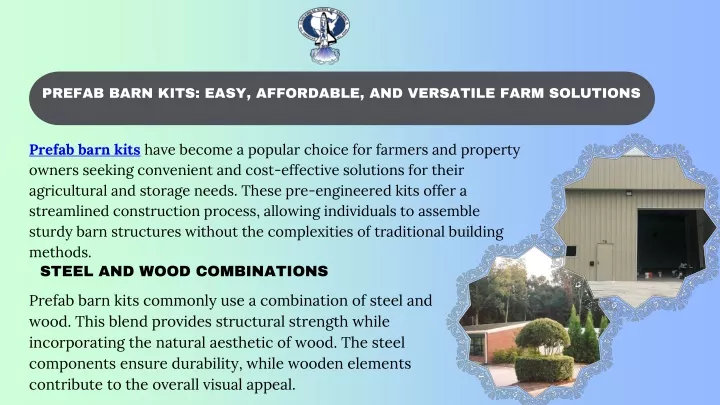 prefab barn kits easy affordable and versatile