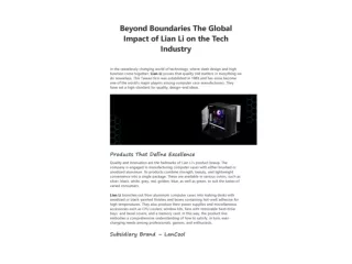 Beyond Boundaries The Global Impact of Lian Li on the Tech Industry
