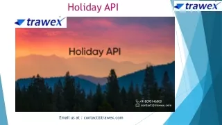 holiday api