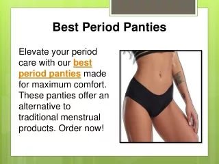 Best Period Panties