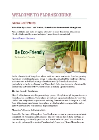 areca leaf plates