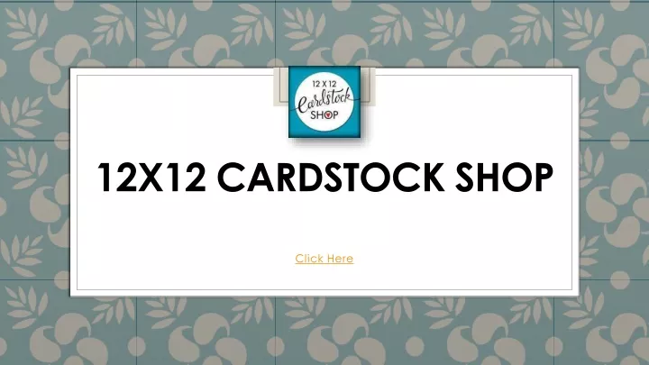 12x12 cardstock shop