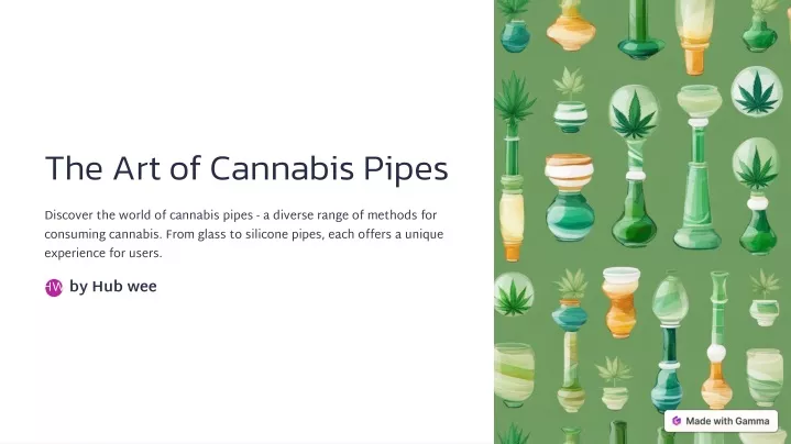 the art of cannabis pipes