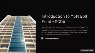 Exploring the Unique Attractions in M3M Golf Estate SCDA: A Comprehensive Guide