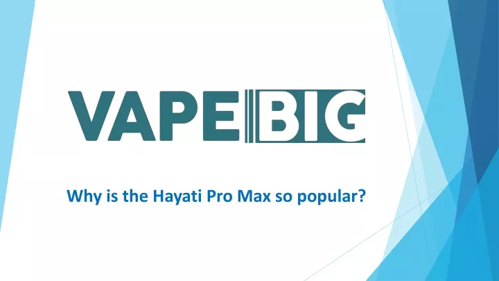 why is the hayati pro max so popular