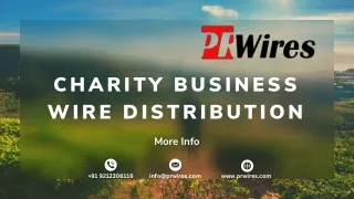 Charity business wire distribution