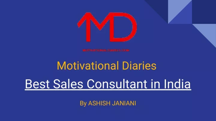 motivational diaries best sales consultant