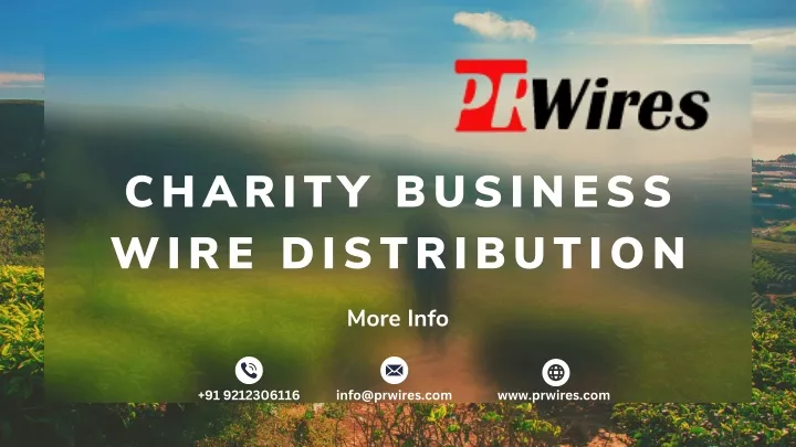 charity business wire distribution