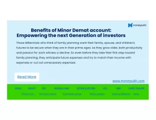 Benefits of Minor Demat account: Empowering the next Generation of investors