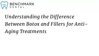 Understanding the Difference Between Botox and Fillers for Anti-Aging Treatments