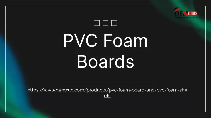 pvc foam boards