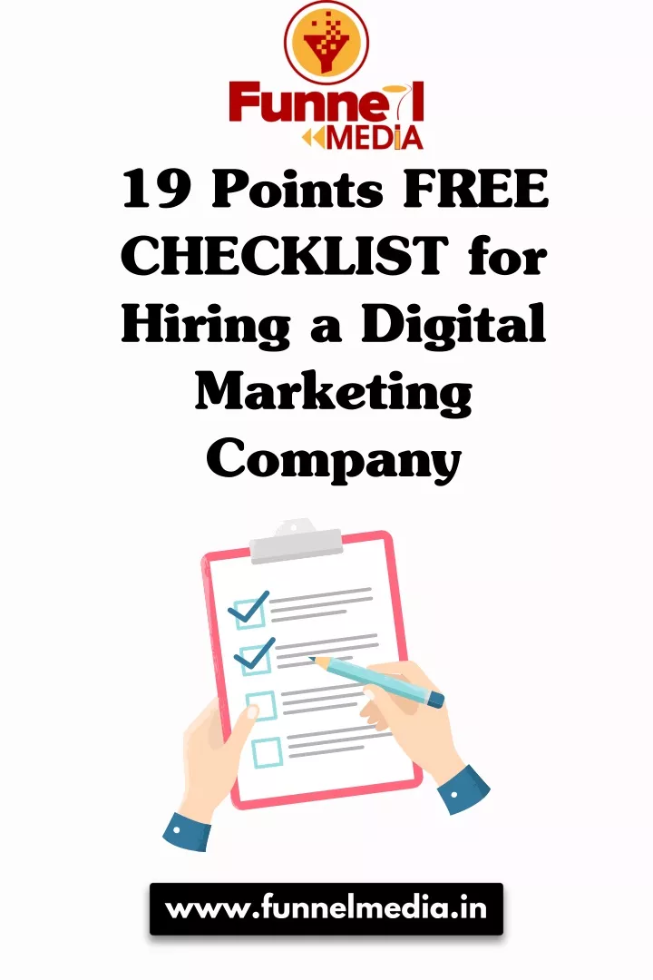 19 points free checklist for hiring a digital