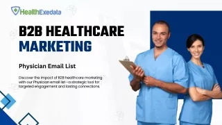 Reach Medical Excellence: HealthExedata's Physician Email List