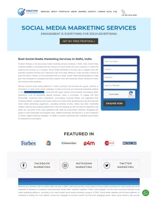 Elevate Your Brand with Social Media Marketing Services in Delhi