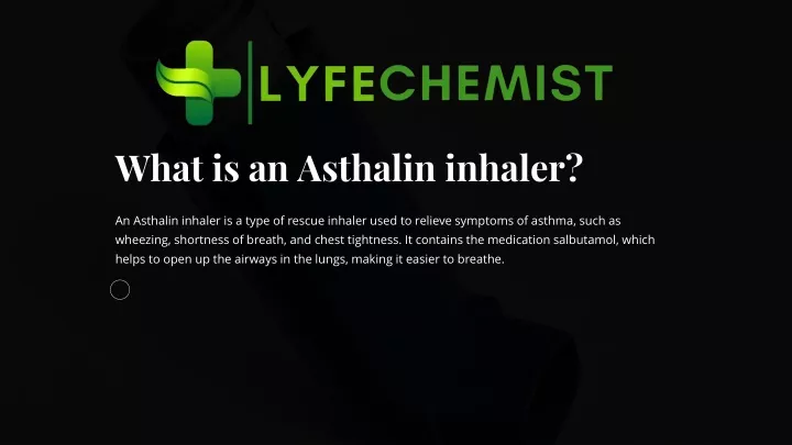 what is an asthalin inhaler