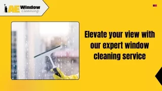 Elevate your view with our expert window cleaning service