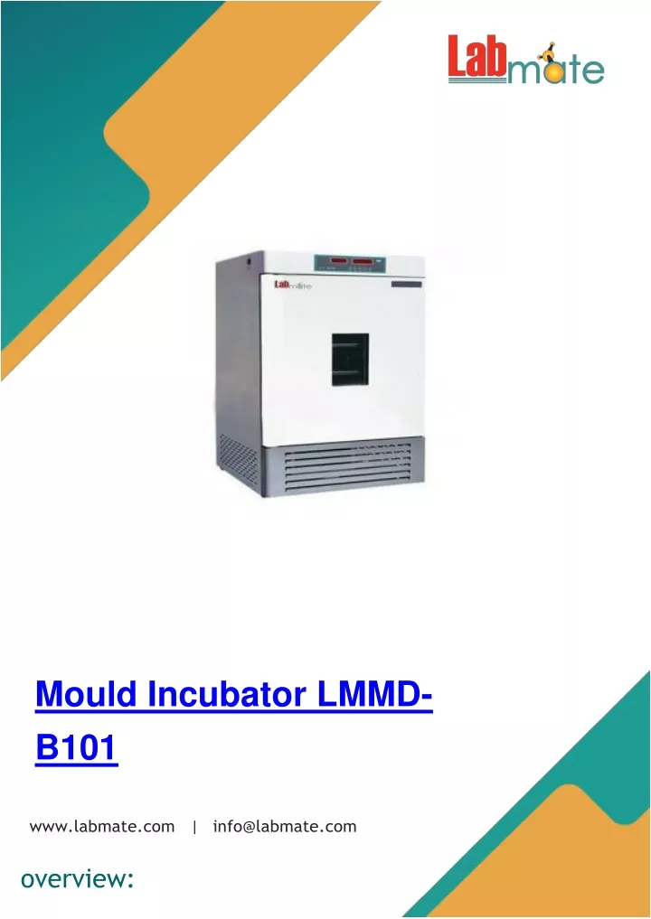 mould incubator lmmd b101