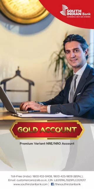NRI Gold Savings Account