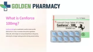Cenforce 100mg | Restoring Confidence with Sildenafil Citrate