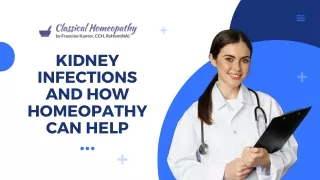Kidney Infections And How Homeopathy Can Help