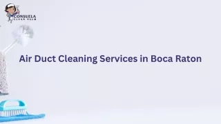 Air Duct Cleaning Services in Boca Raton