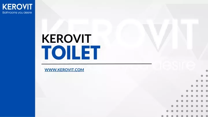 kerovit toilet