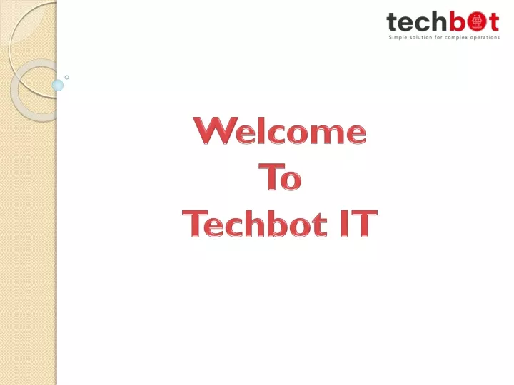 welcome to techbot it