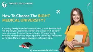 How To Choose The Right Medical University